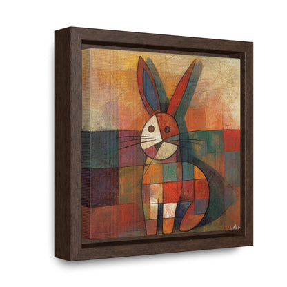 Rabbit 25, Gallery Canvas Wraps, Square Frame