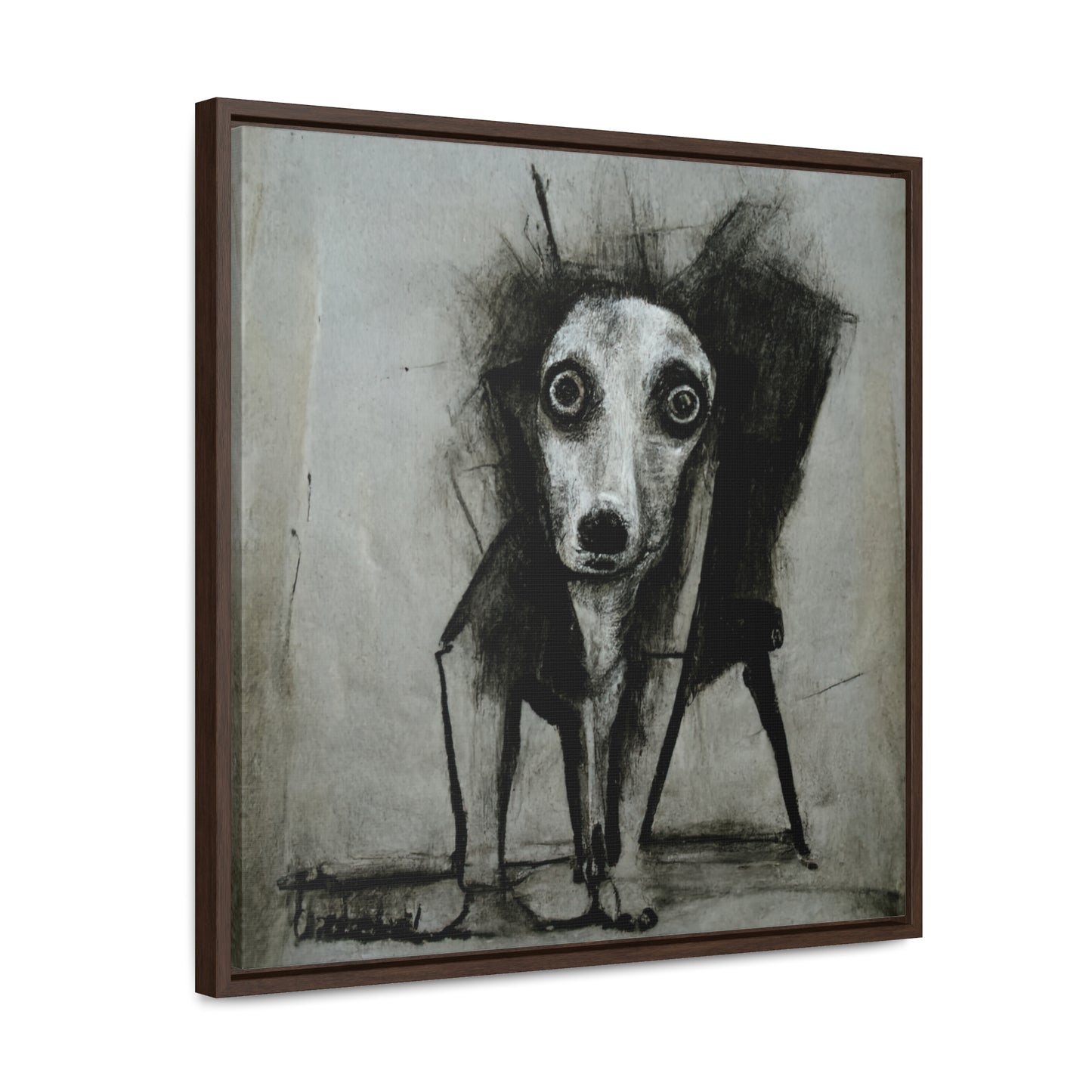 Dogs and Puppies 10, Valentinii, Gallery Canvas Wraps, Square Frame