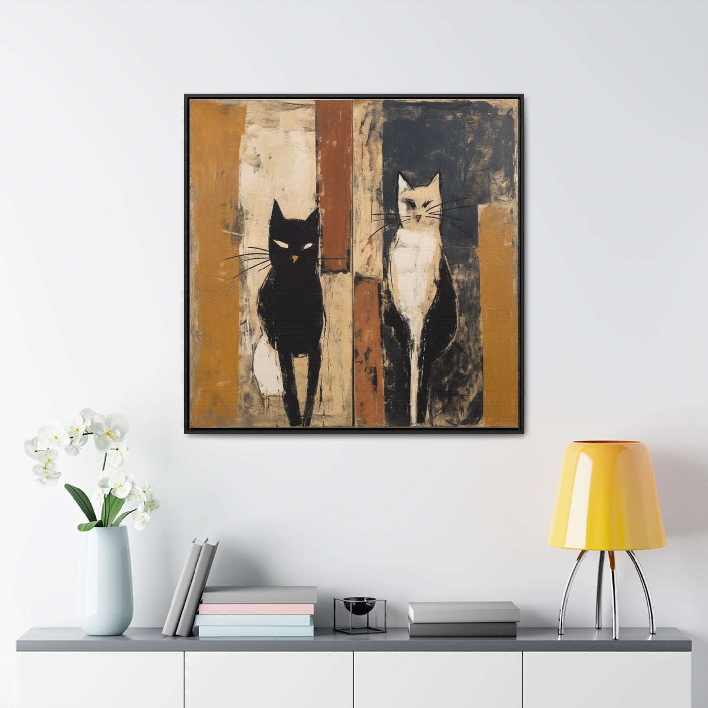 Cat 15, Gallery Canvas Wraps, Square Frame