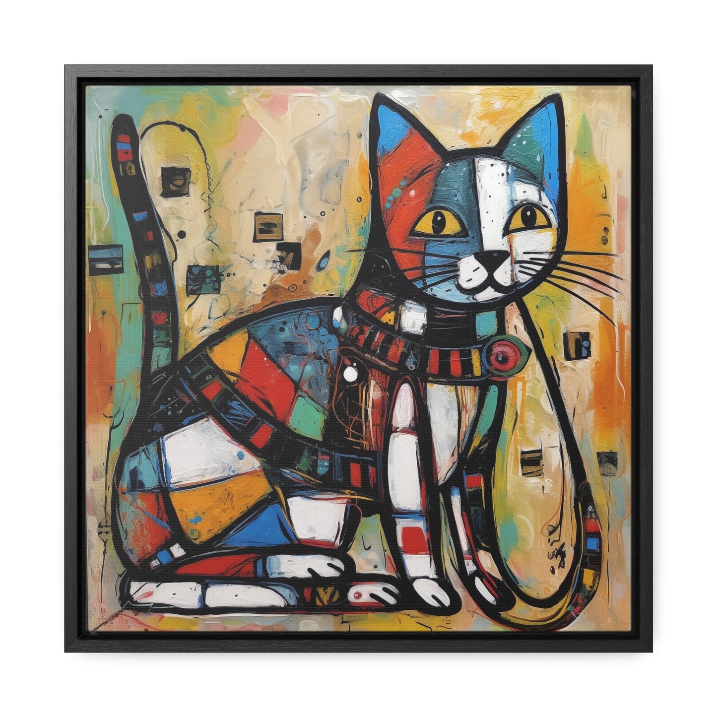 Cat 94, Gallery Canvas Wraps, Square Frame