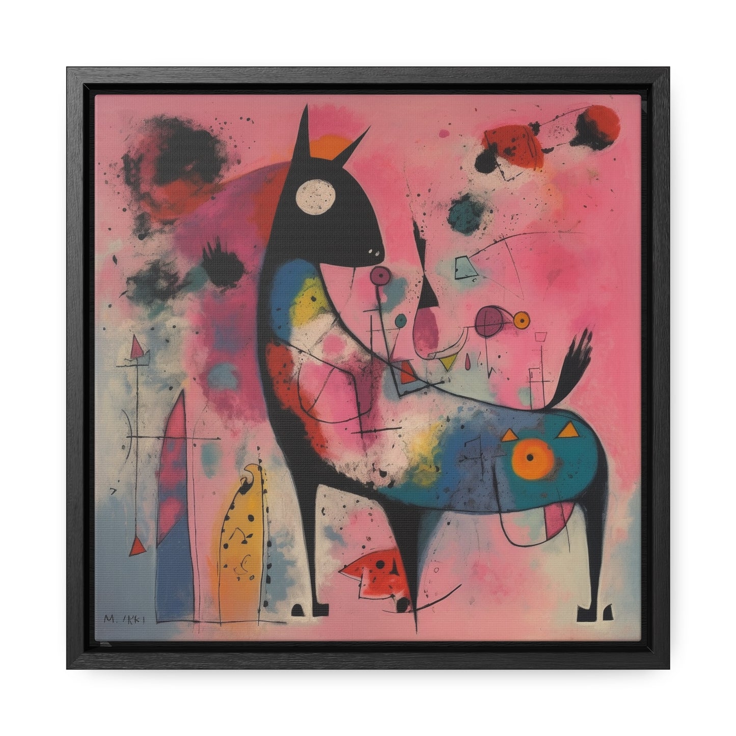 The Dreams of the Child 64, Gallery Canvas Wraps, Square Frame