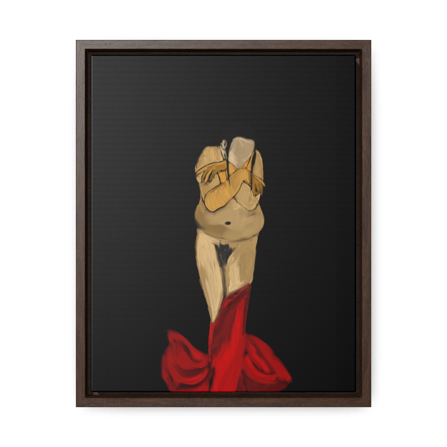 Shame, Original Eduard Pavel, Gallery Canvas Wraps, Vertical Frame