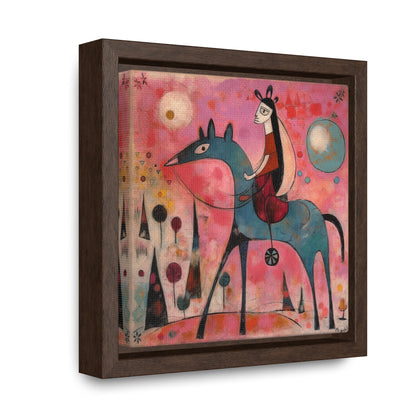 The Dreams of the Child 45, Gallery Canvas Wraps, Square Frame