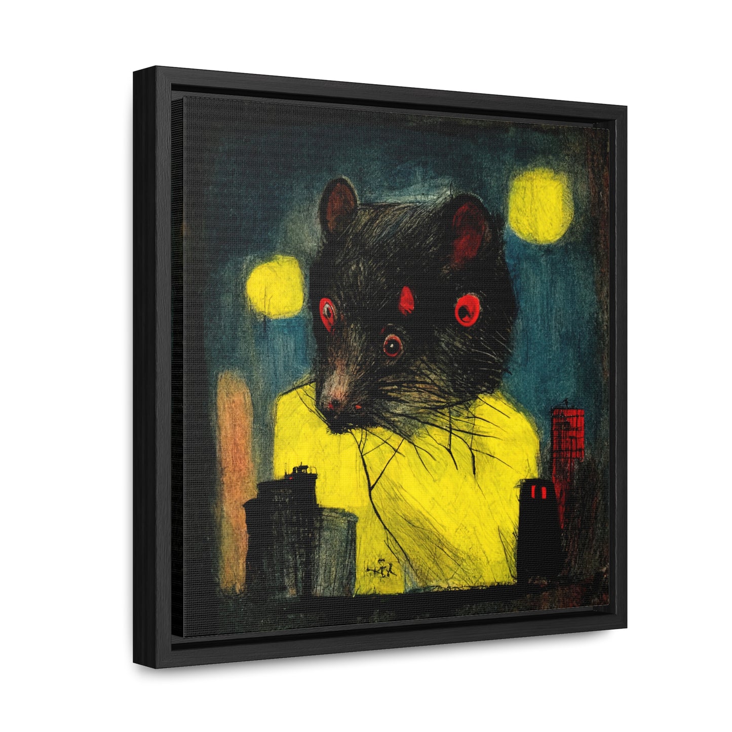 Urban Rat 6, Valentinii, Gallery Canvas Wraps, Square Frame