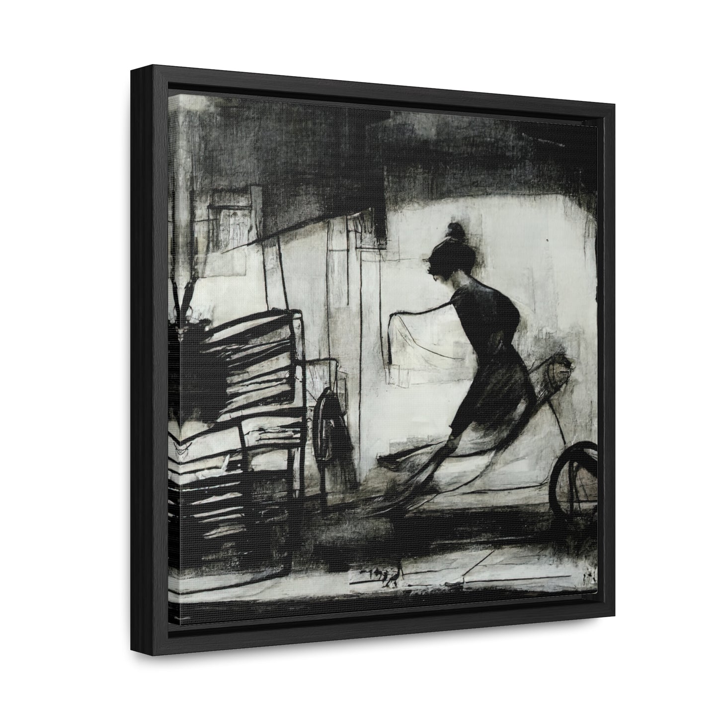 Domestic Memories 25, Valentinii, Gallery Canvas Wraps, Square Frame