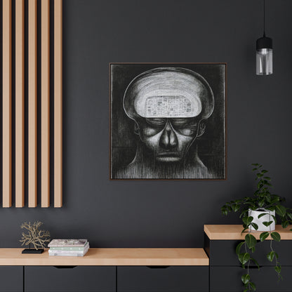 Brain 51, Valentinii, Gallery Canvas Wraps, Square Frame