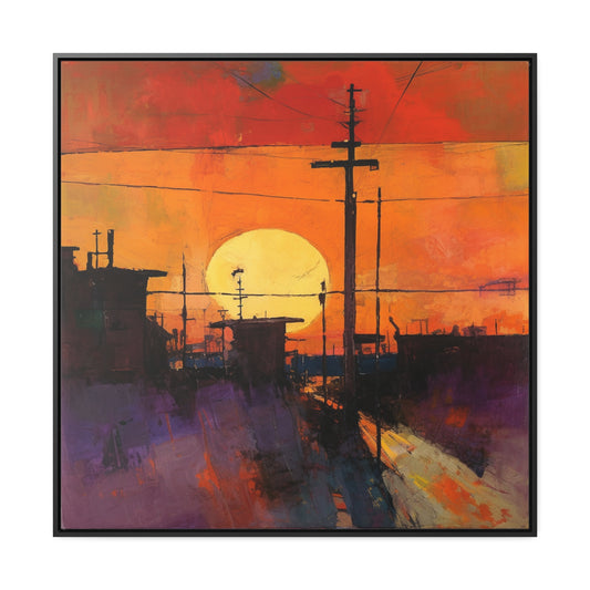 Land of the Sun 66, Valentinii, Gallery Canvas Wraps, Square Frame