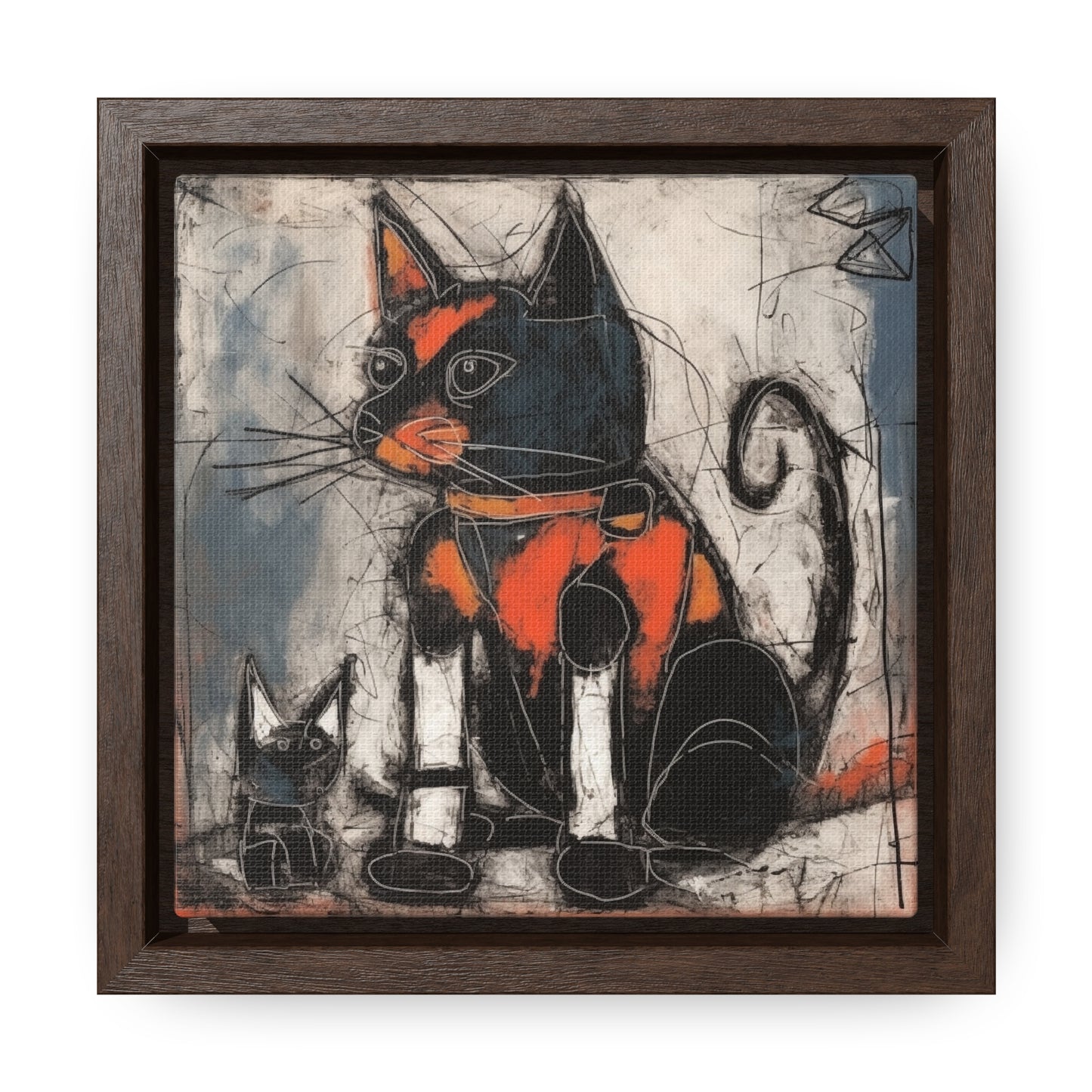 Cat 33, Gallery Canvas Wraps, Square Frame