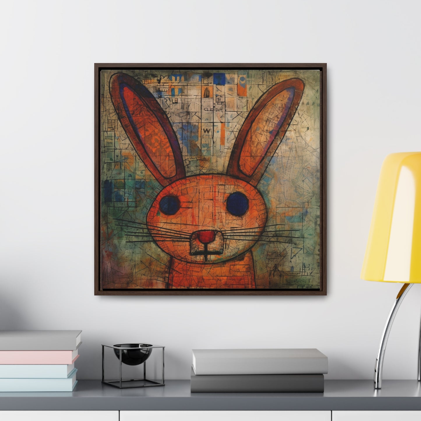 Rabbit, Gallery Canvas Wraps, Square Frame