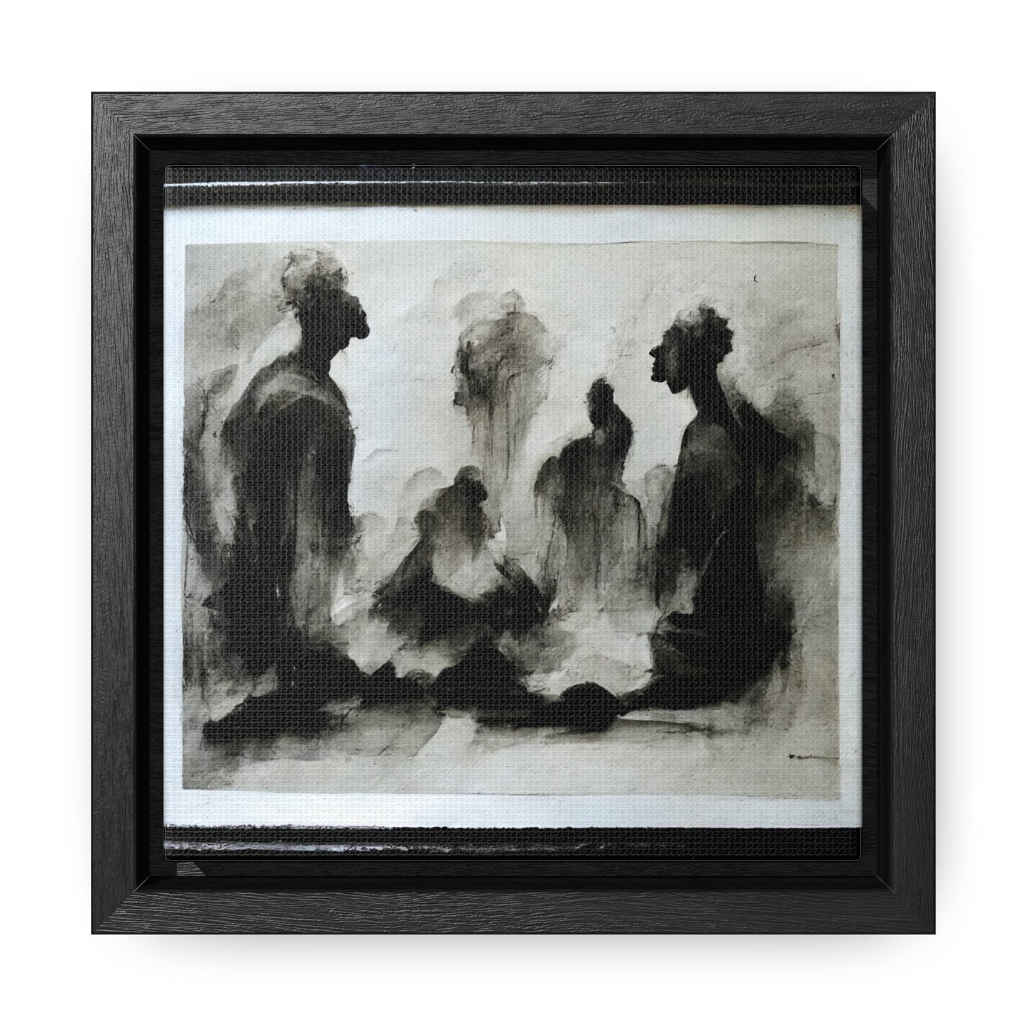 Palaeolithic Prayer 3, Valentinii, Gallery Canvas Wraps, Square Frame