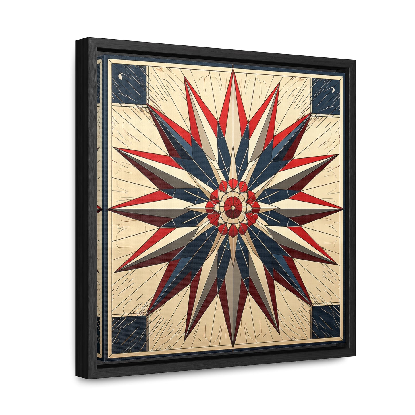 Flag 14, Gallery Canvas Wraps, Square Frame