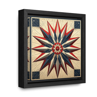 Flag 14, Gallery Canvas Wraps, Square Frame