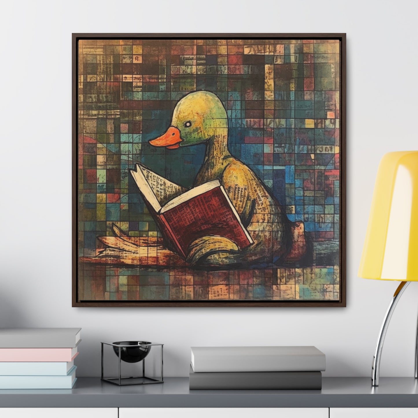 Duck 4, Gallery Canvas Wraps, Square Frame