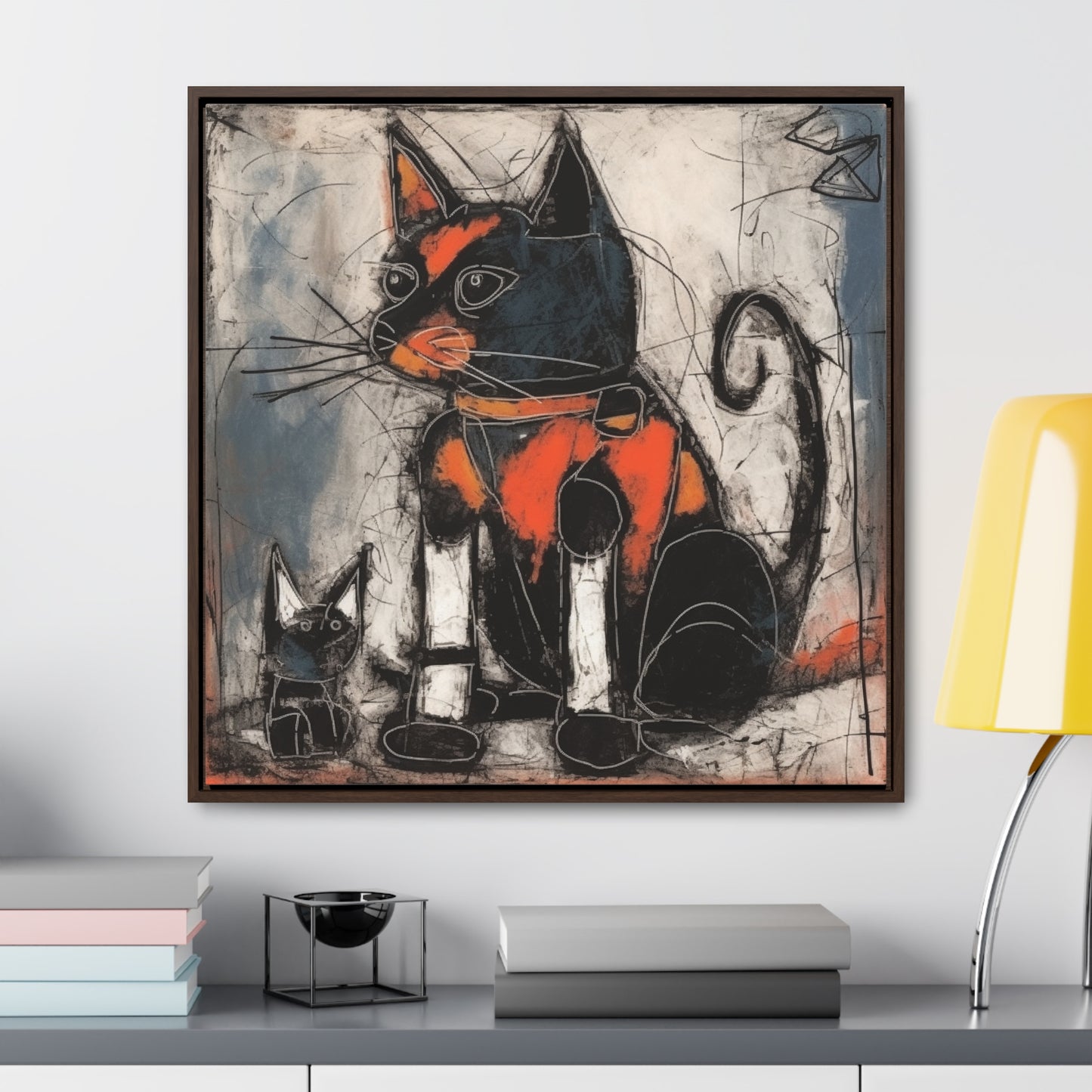 Cat 33, Gallery Canvas Wraps, Square Frame