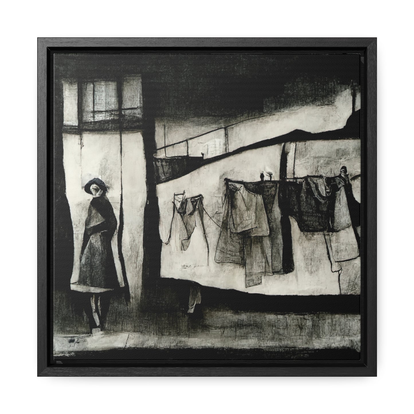 Domestic Memories 33, Valentinii, Gallery Canvas Wraps, Square Frame