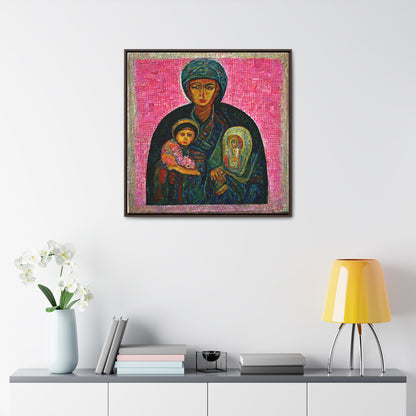 Mary and the Child 28, Valentinii, Gallery Canvas Wraps, Square Frame