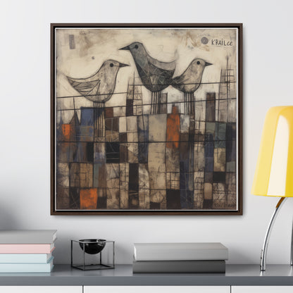 Bird 24, Gallery Canvas Wraps, Square Frame