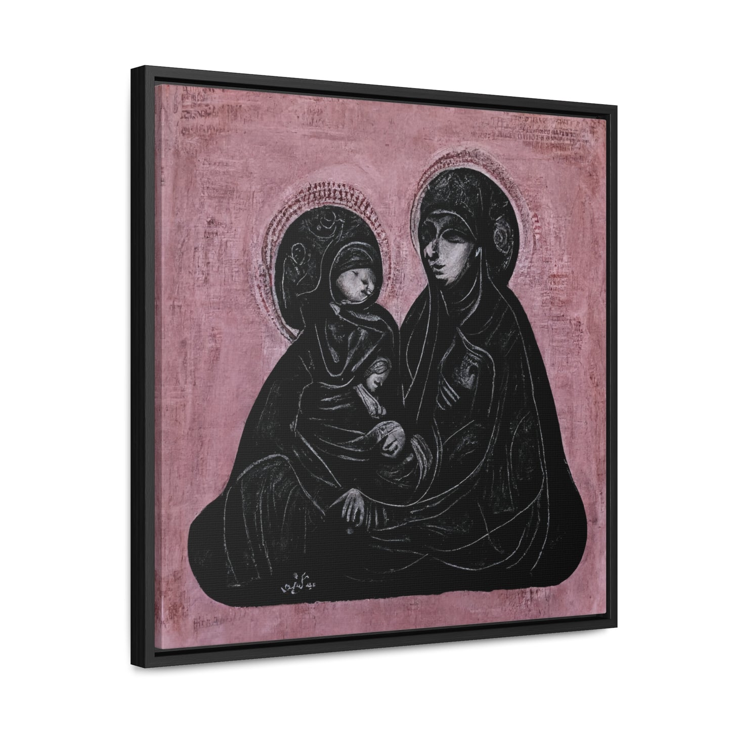 Mary and the Child 7, Valentinii, Gallery Canvas Wraps, Square Frame