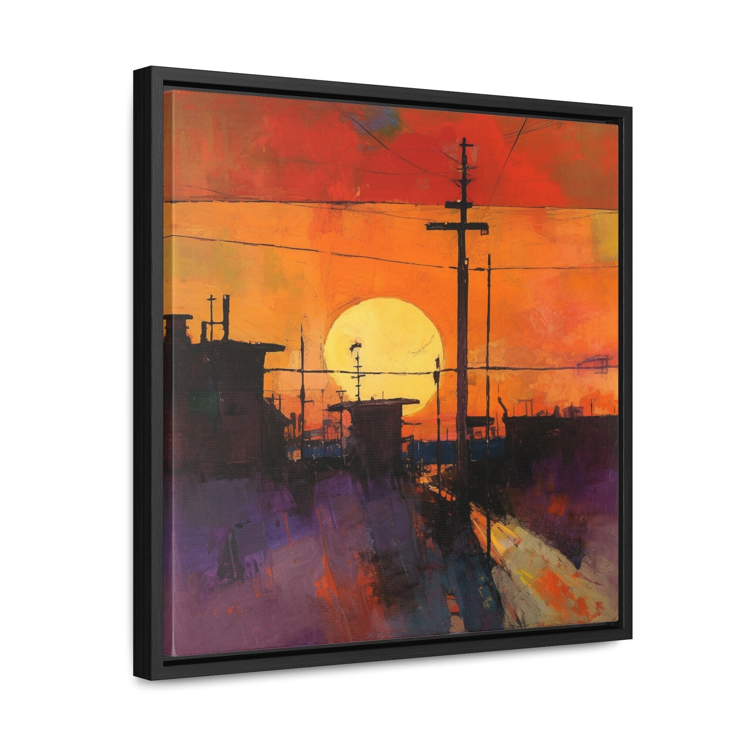 Land of the Sun 66, Valentinii, Gallery Canvas Wraps, Square Frame