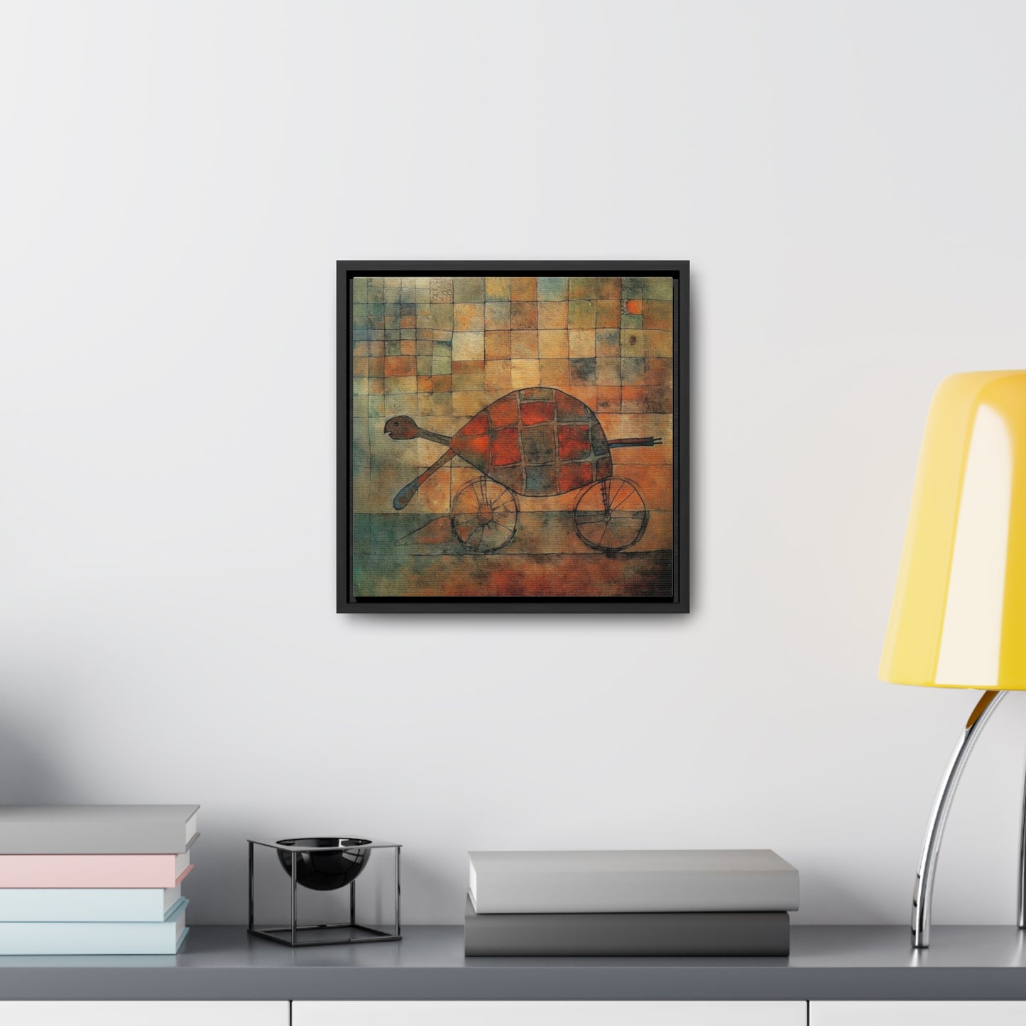 Turtle 16, Gallery Canvas Wraps, Square Frame