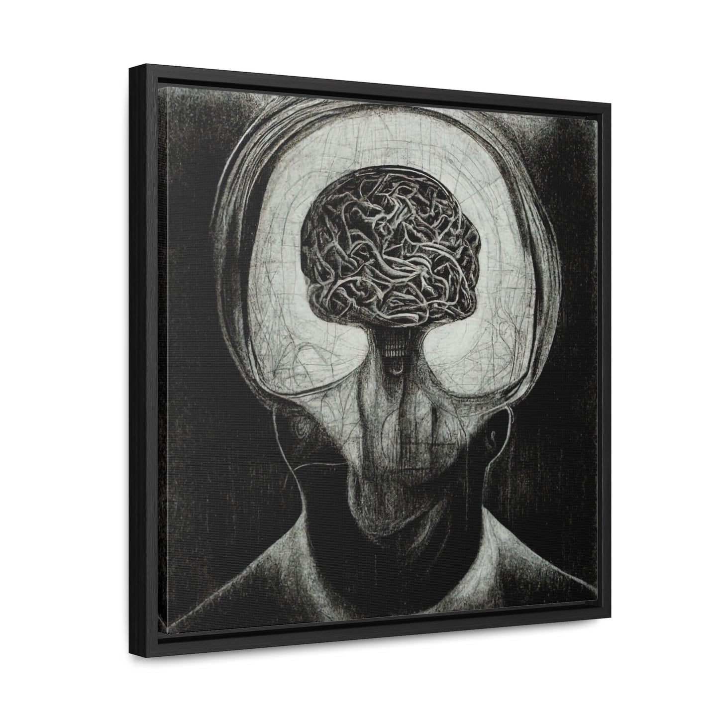 Brain 47, Valentinii, Gallery Canvas Wraps, Square Frame