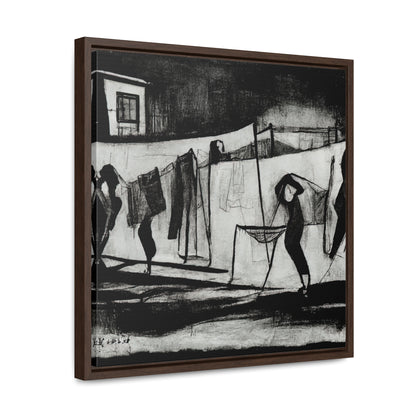 Domestic Memories 37, Valentinii, Gallery Canvas Wraps, Square Frame