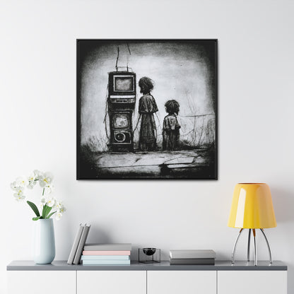 Childhood Wave 5, Valentinii, Gallery Canvas Wraps, Square Frame