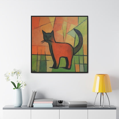 Cat 20, Gallery Canvas Wraps, Square Frame