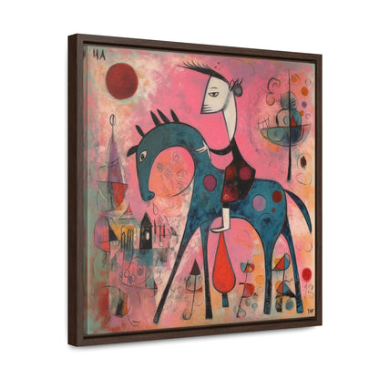 The Dreams of the Child 60, Gallery Canvas Wraps, Square Frame