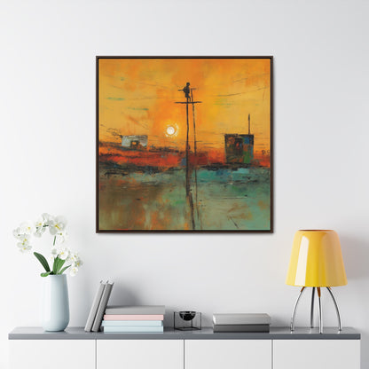 Land of the Sun 81, Valentinii, Gallery Canvas Wraps, Square Frame