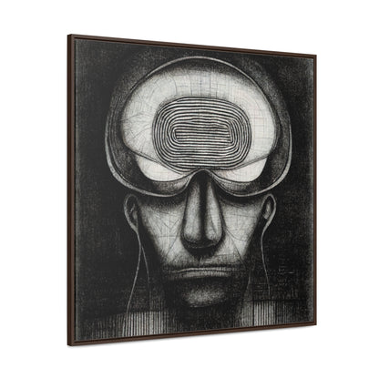 Brain 61, Valentinii, Gallery Canvas Wraps, Square Frame