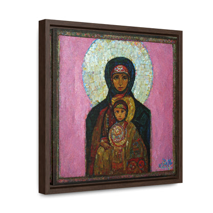 Mary and the Child 26, Valentinii, Gallery Canvas Wraps, Square Frame