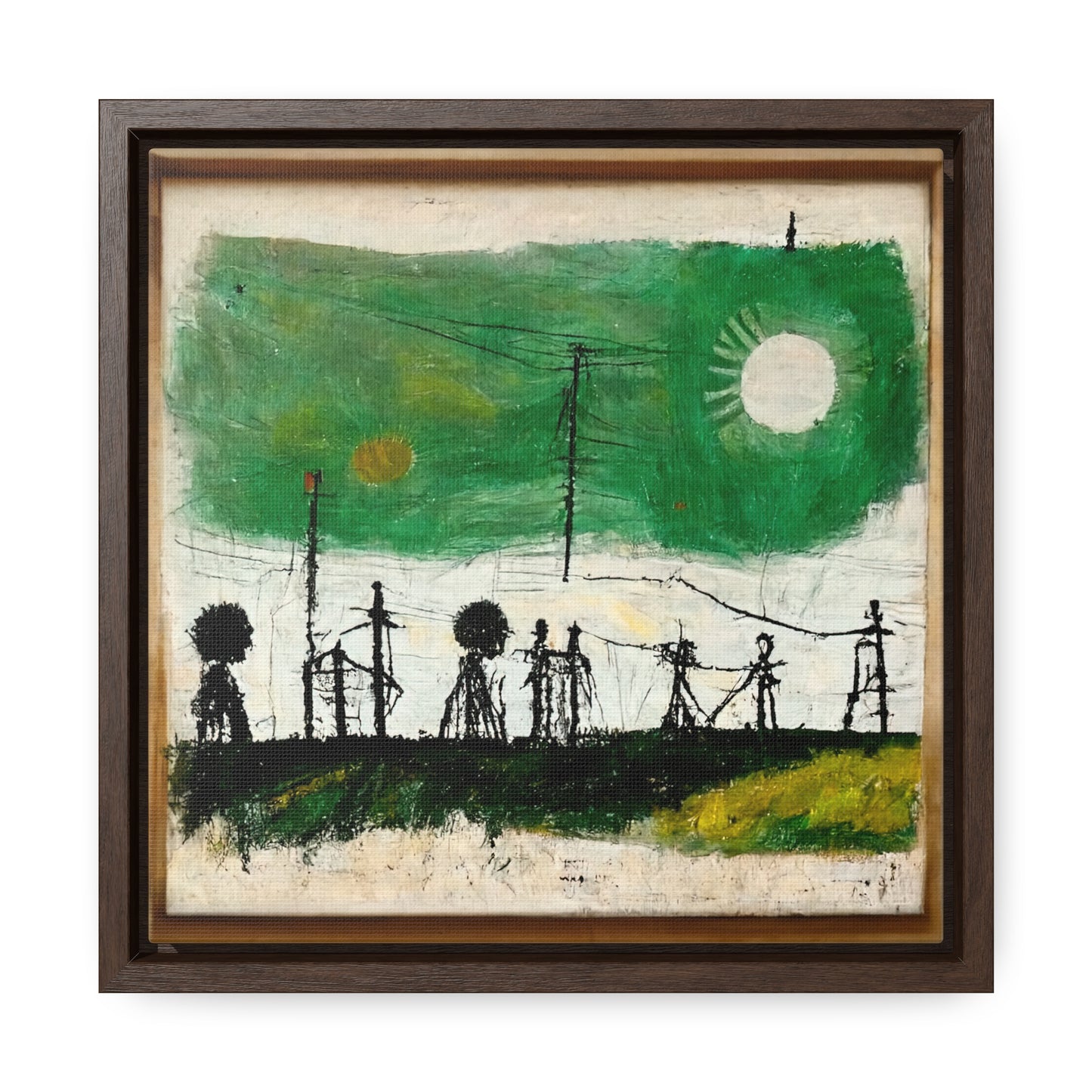 Land of the Sun 34, Valentinii, Gallery Canvas Wraps, Square Frame