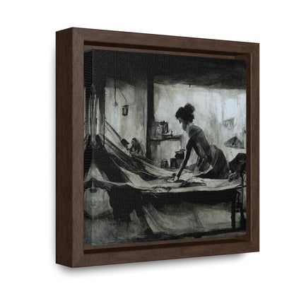 Domestic Memories 49, Valentinii, Gallery Canvas Wraps, Square Frame