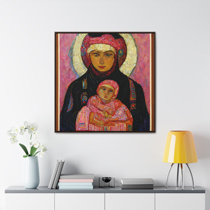 Mary and the Child 14, Valentinii, Gallery Canvas Wraps, Square Frame