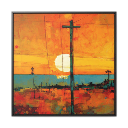 Land of the Sun 69, Valentinii, Gallery Canvas Wraps, Square Frame