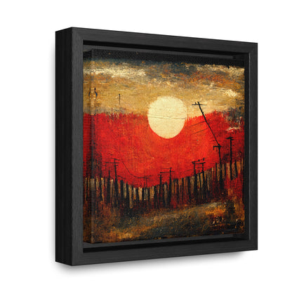 Land of the Sun 19, Valentinii, Gallery Canvas Wraps, Square Frame