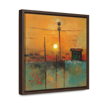 Land of the Sun 49, Valentinii, Gallery Canvas Wraps, Square Frame