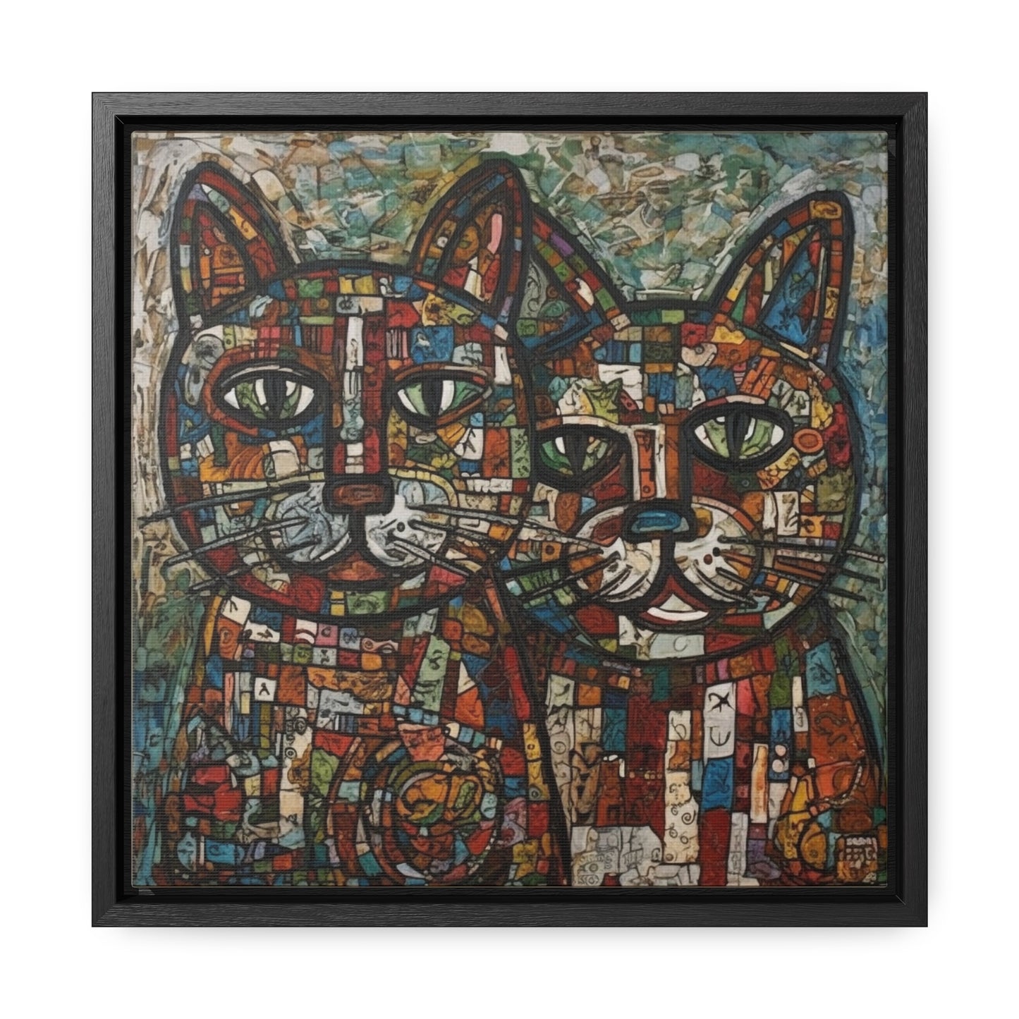 Cat 7, Gallery Canvas Wraps, Square Frame