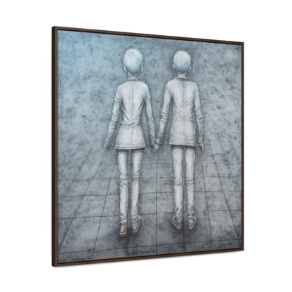 The Courage of Vulnerability 2, Valentinii, Gallery Canvas Wraps, Square Frame