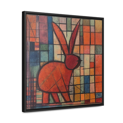 Rabbit 38, Gallery Canvas Wraps, Square Frame