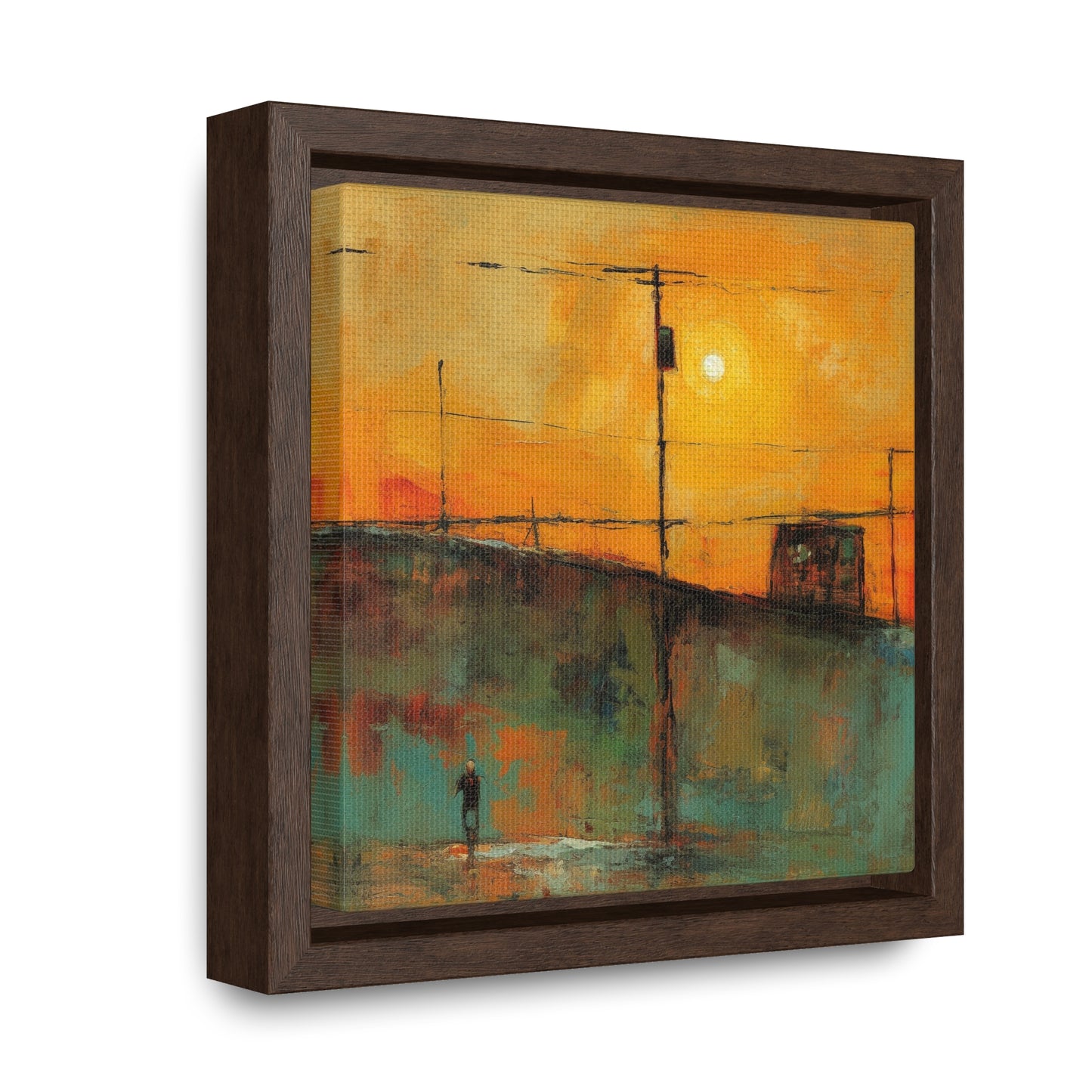 Land of the Sun 51, Valentinii, Gallery Canvas Wraps, Square Frame