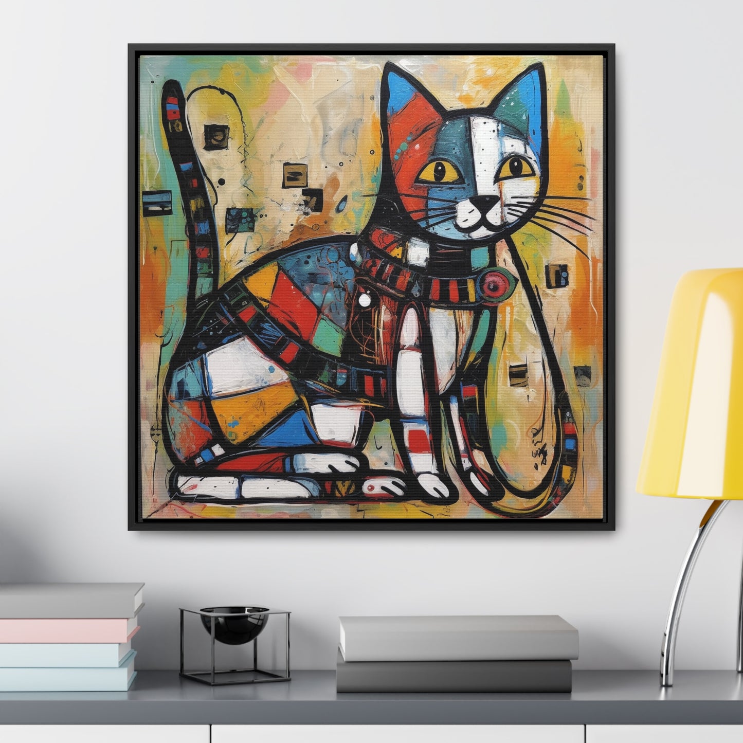 Cat 94, Gallery Canvas Wraps, Square Frame