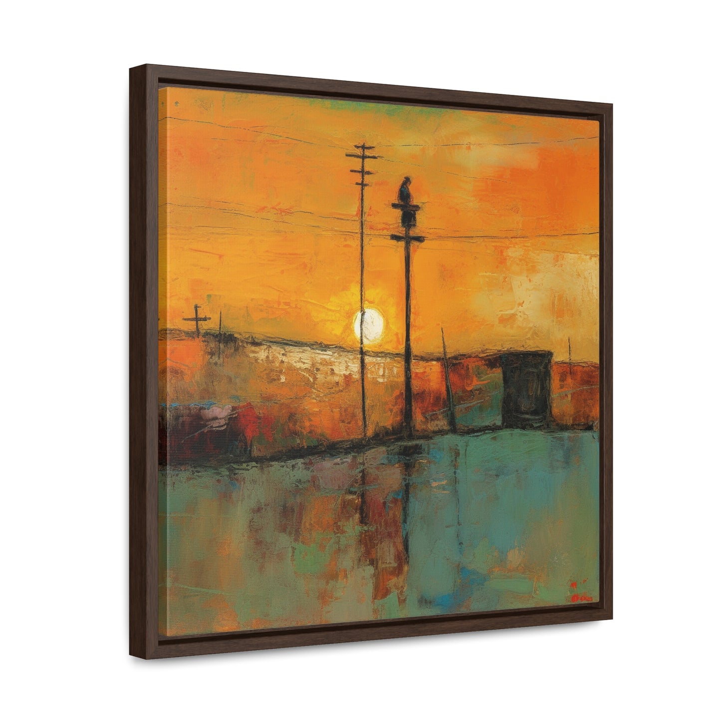 Land of the Sun 48, Valentinii, Gallery Canvas Wraps, Square Frame