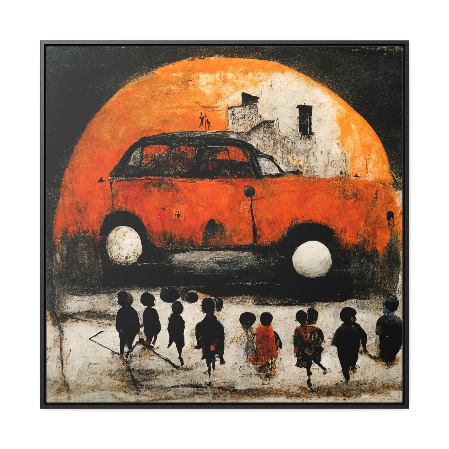 Childhood 4, Valentinii, Gallery Canvas Wraps, Square Frame