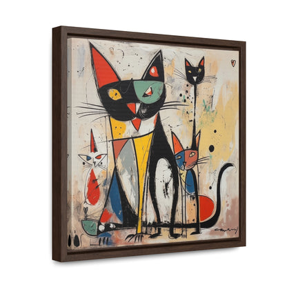 Cat 63, Gallery Canvas Wraps, Square Frame