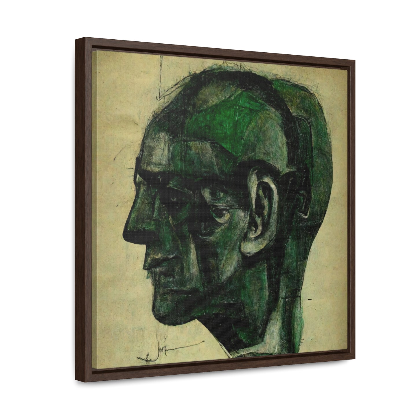 Heads 7, Valentinii, Gallery Canvas Wraps, Square Frame