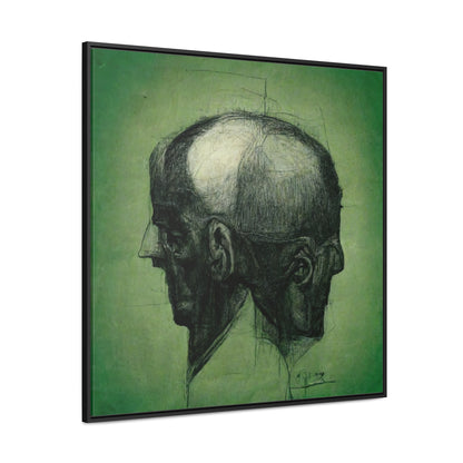 Heads 17, Valentinii, Gallery Canvas Wraps, Square Frame