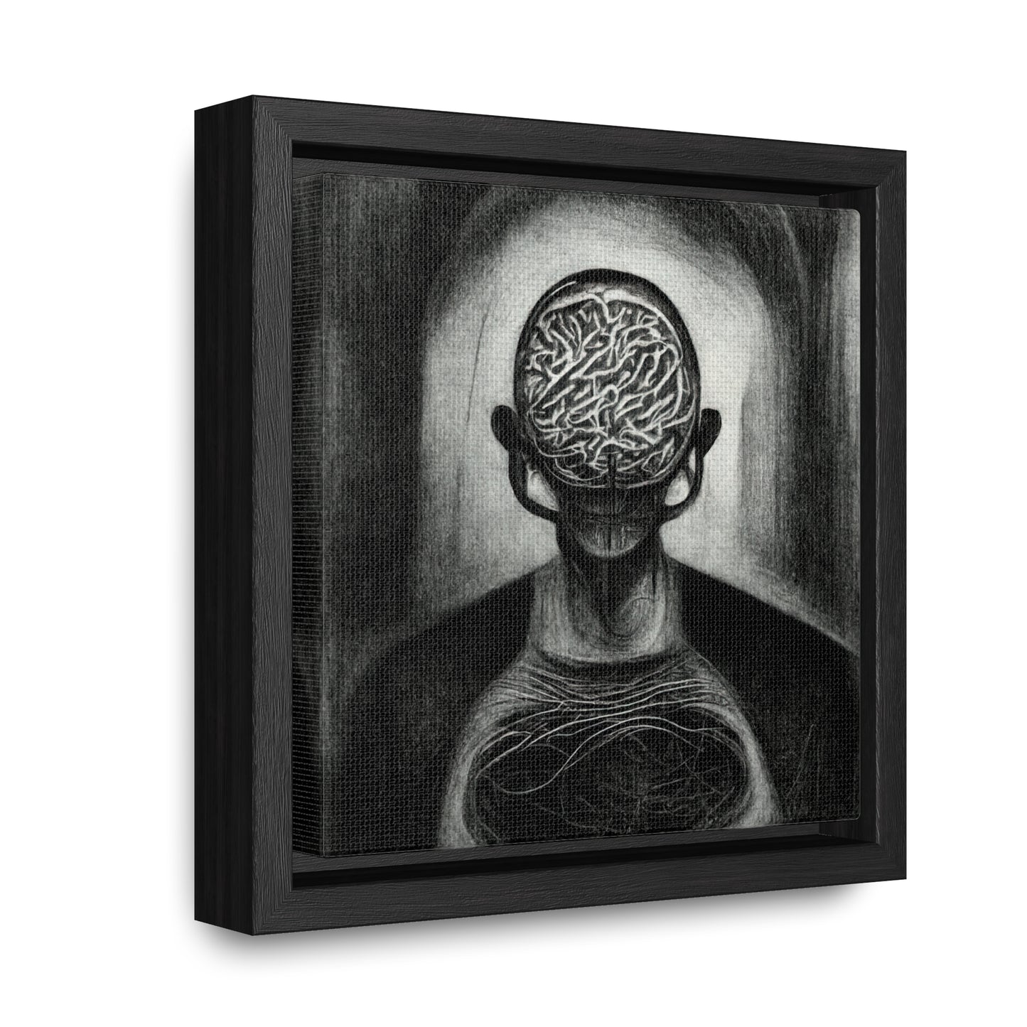 Brain 2, Valentinii, Gallery Canvas Wraps, Square Frame