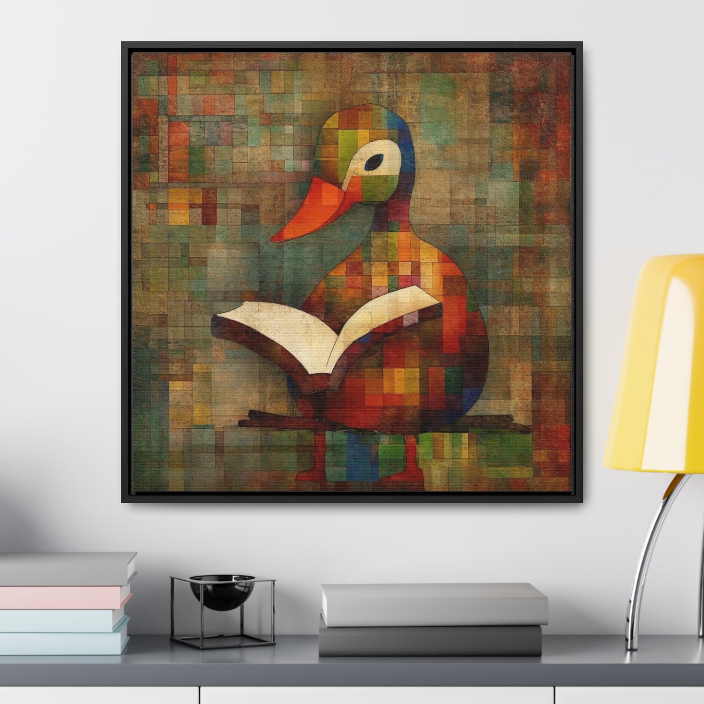 Duck 6, Gallery Canvas Wraps, Square Frame
